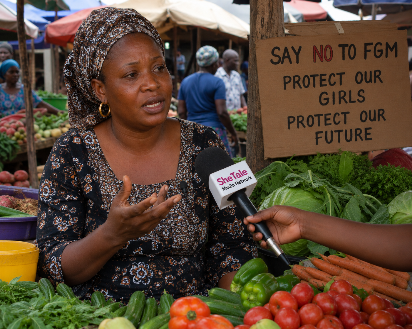 At Basse Market, Jarri Bobo Camara Raises Her Voice Against FGM